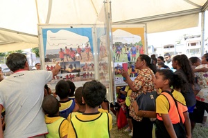 Exposition of photos of football matches for parents and family